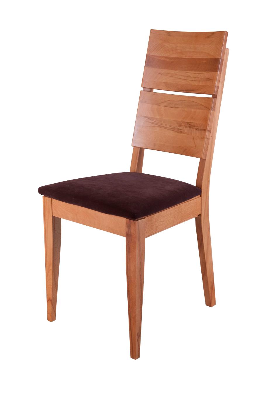 Krzesło Spring K2 z buka twardzielowego tapicerowane