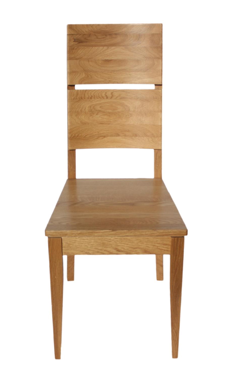 Dębowy model krzesła