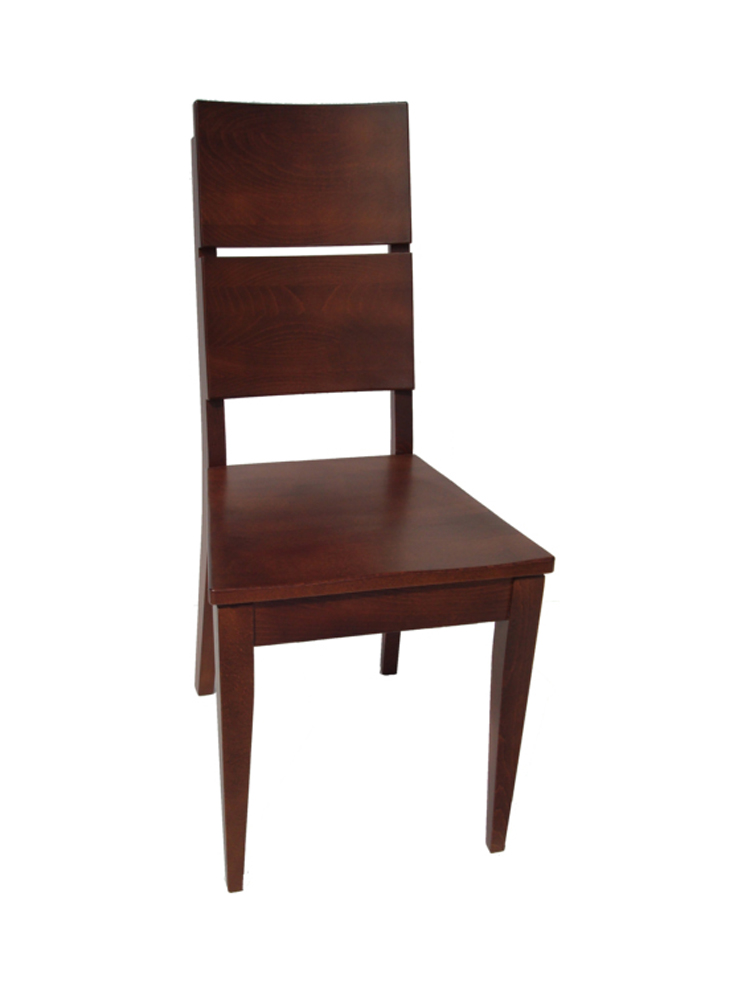 Krzesło bukowe z drewnianym siedziskiem