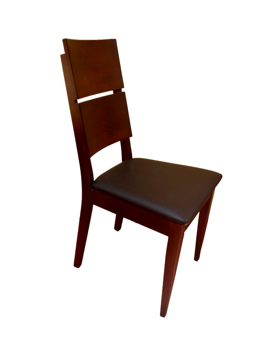 Krzesło tapicerowane skórą