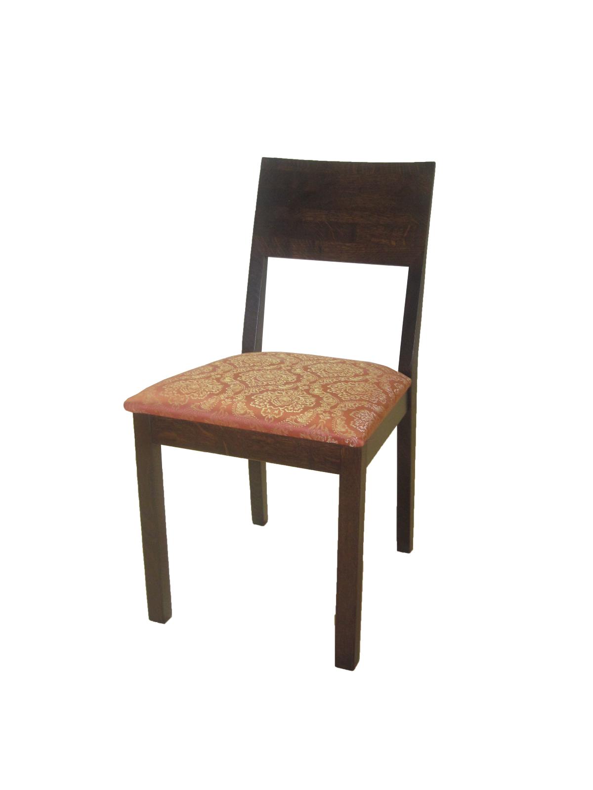 Małe krzesło dębowe