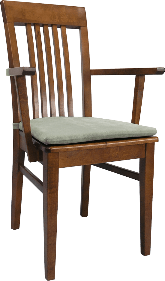 krzesło z litego drewna