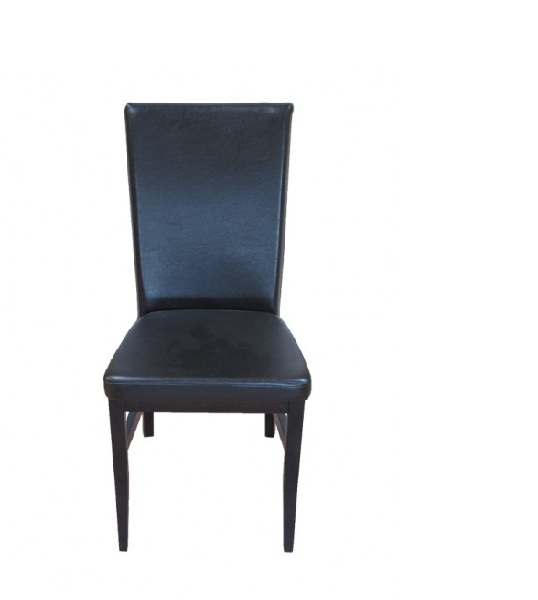 krzesło z czarnym obiciem