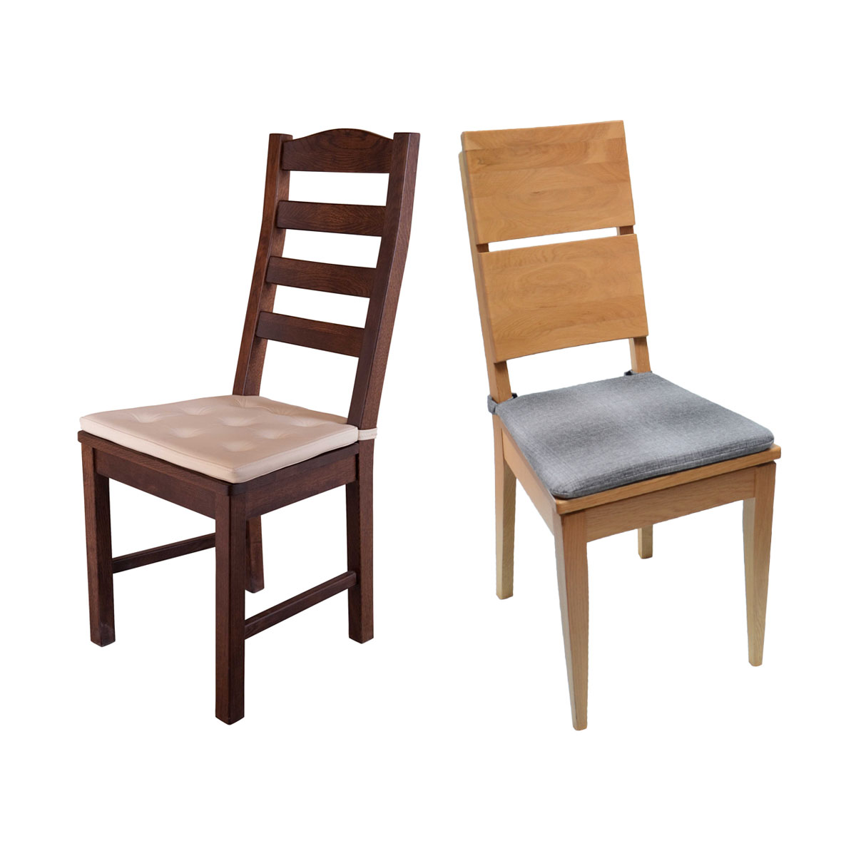krzesło z drewna w jasnym kolorze 11