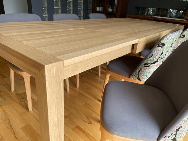 nowoczesny rozkładany stół drewniany S7