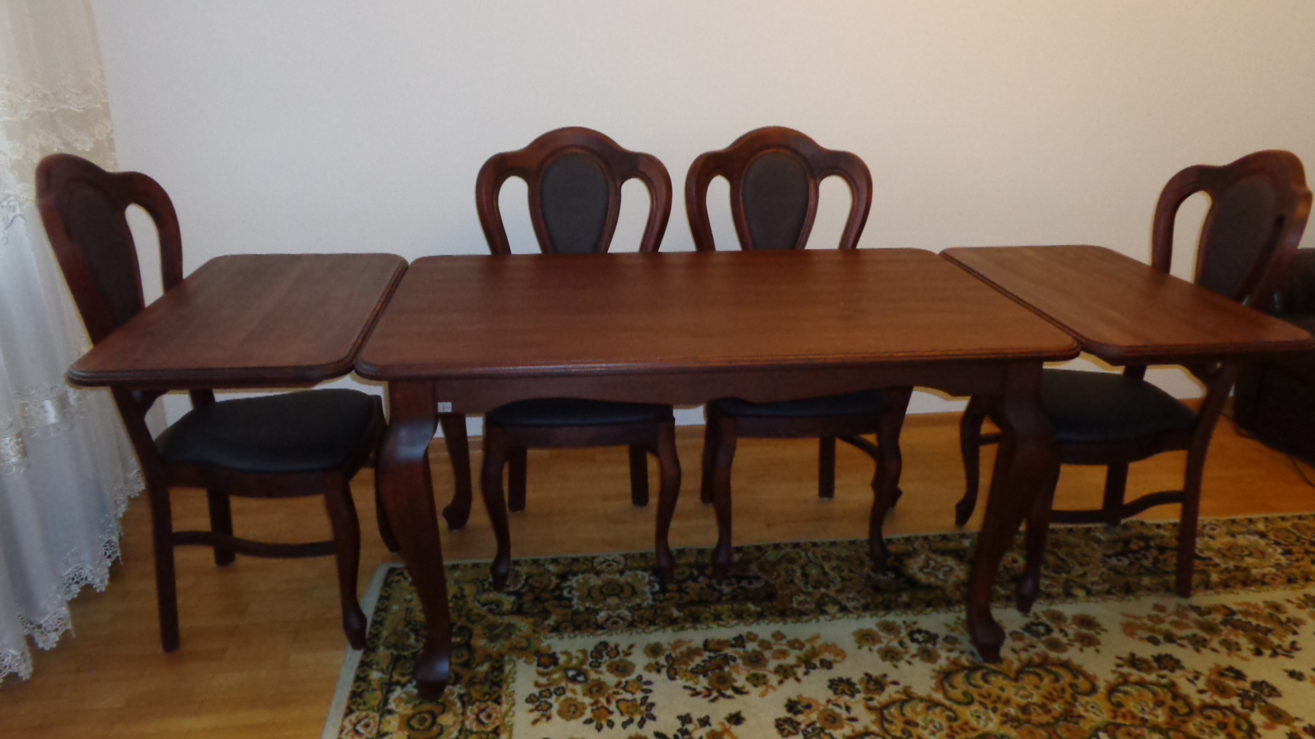 Stół rozkładany z drewna bukowego ludwikowski